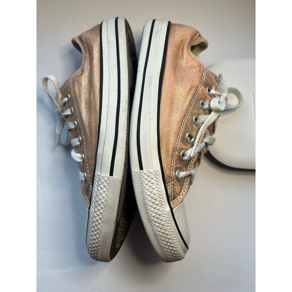 Converse Chuck Taylor All Star Low Top Lace Up Metallic Sunset Sneakers W9 M7 - Picture 6 of 10